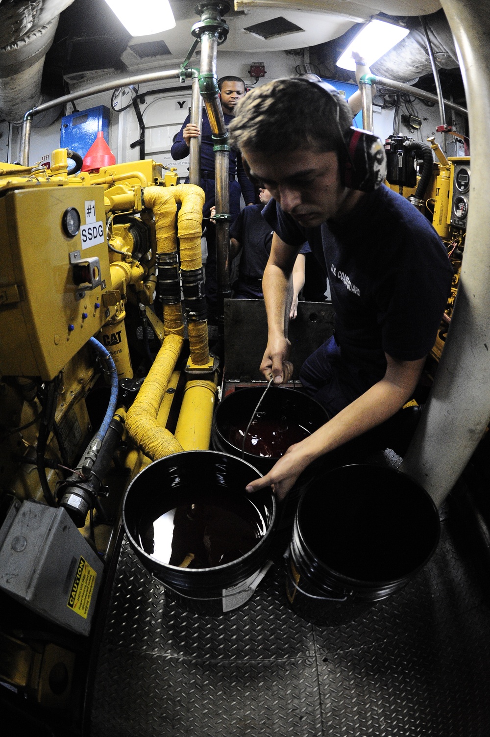 Repairs Aboard Coast Guard Cutter Eagle