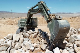 Crushing 12,000 Tons of Rock for Operation Sand Castle 2009