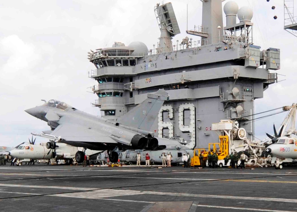 On USS Dwight D. Eisenhower's Flight Deck