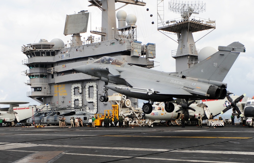 On USS Dwight D. Eisenhower's Flight Deck