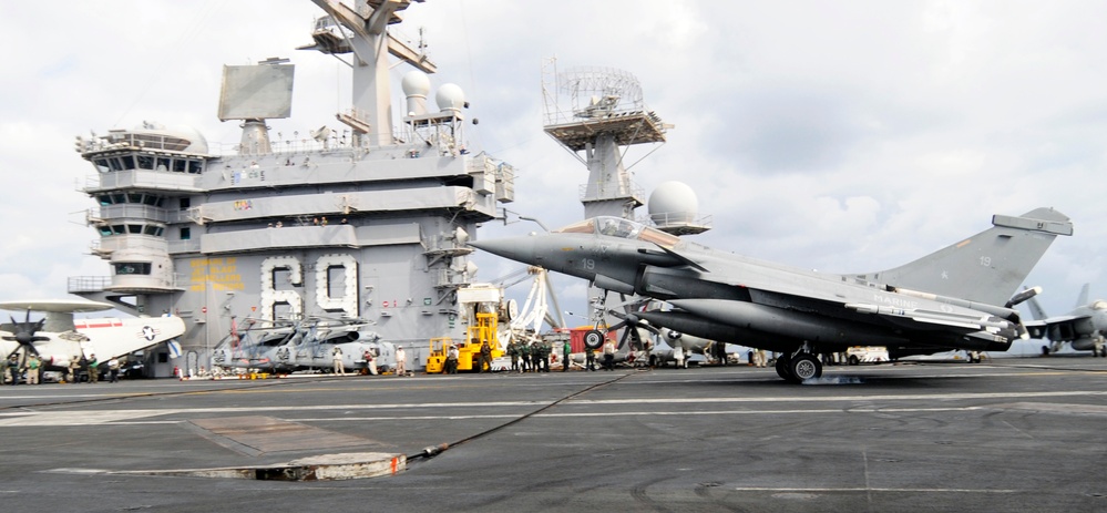 On USS Dwight D. Eisenhower's Flight Deck