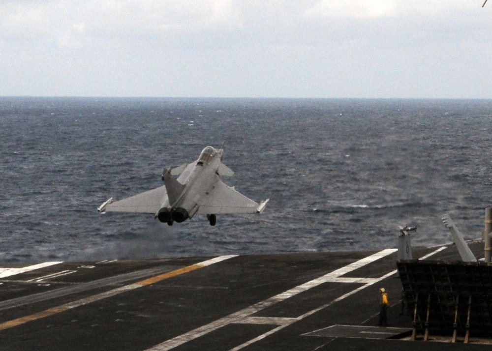 On USS Dwight D. Eisenhower's Flight Deck