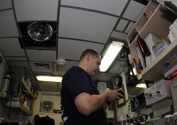 Aboard the U.S. Coast Guard Cutter Legare