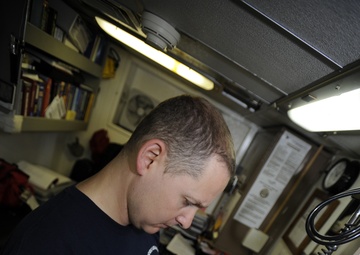 Aboard the U.S. Coast Guard Cutter Legare