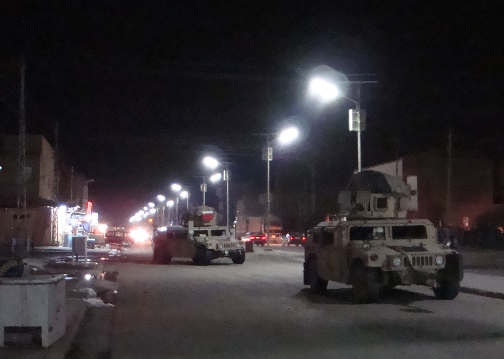 Solar lights continue to shine in northwest Baghdad, Abu Ghraib