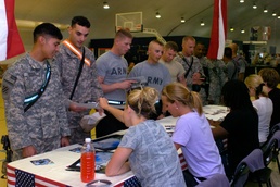 X Games athletes visit Greywolf Soldiers