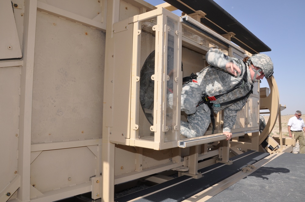 MRAP Rollover Training Simulator Saves Lives