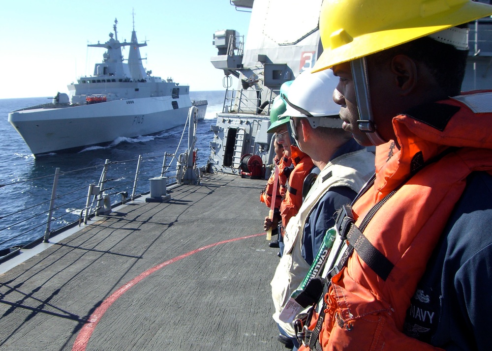 USS Arleigh Burke Cooperative At-sea Exercises