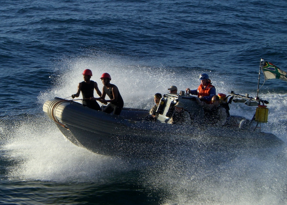 USS Arleigh Burke cooperative at-sea exercises