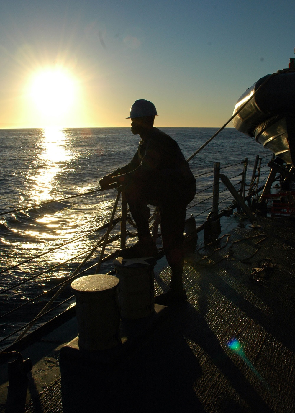 USS Arleigh Burke cooperative at-sea exercises