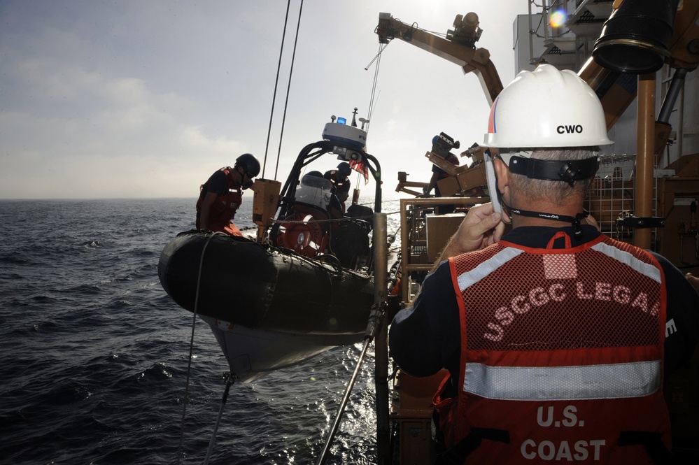 Lowering the Small Boat