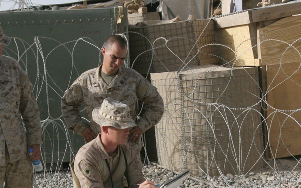 Marine Depicts 'Art of War'