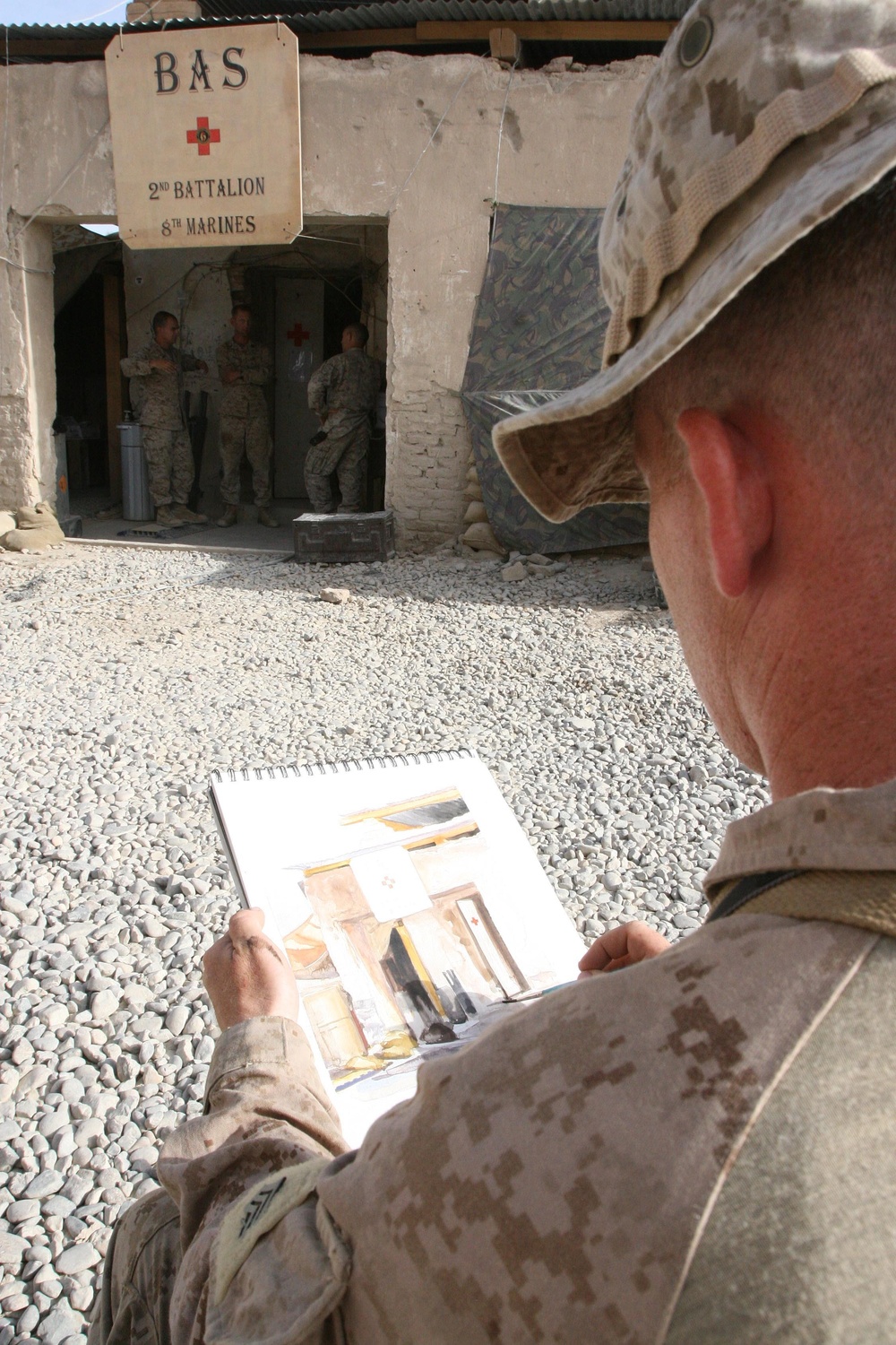 Marine Depicts 'Art of War'