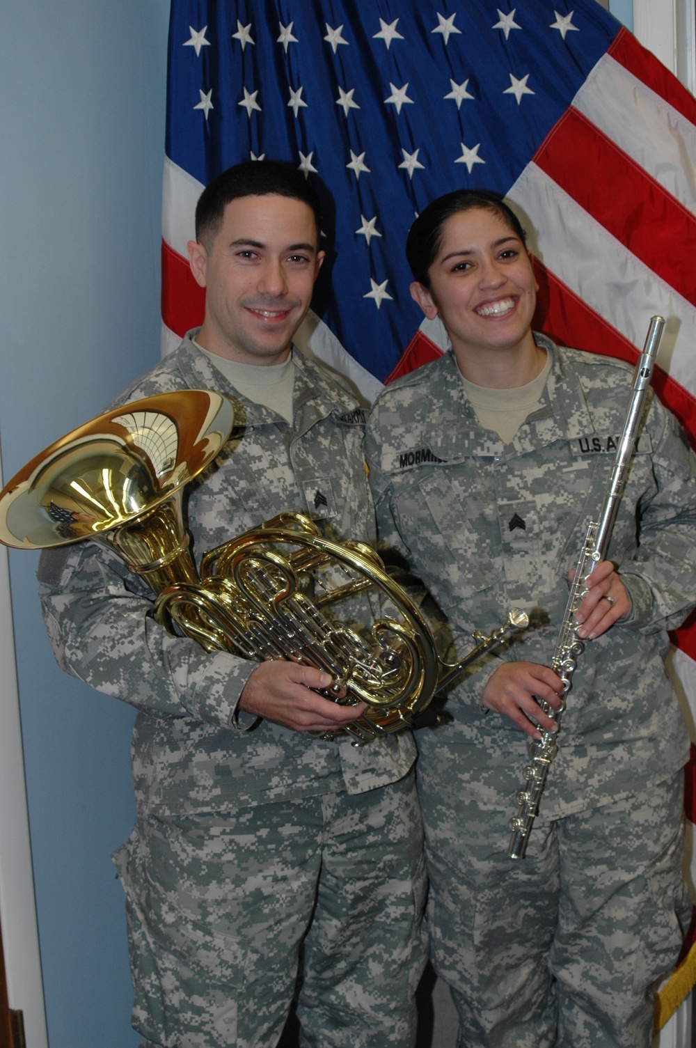 Music and military make for Mormino matrimony