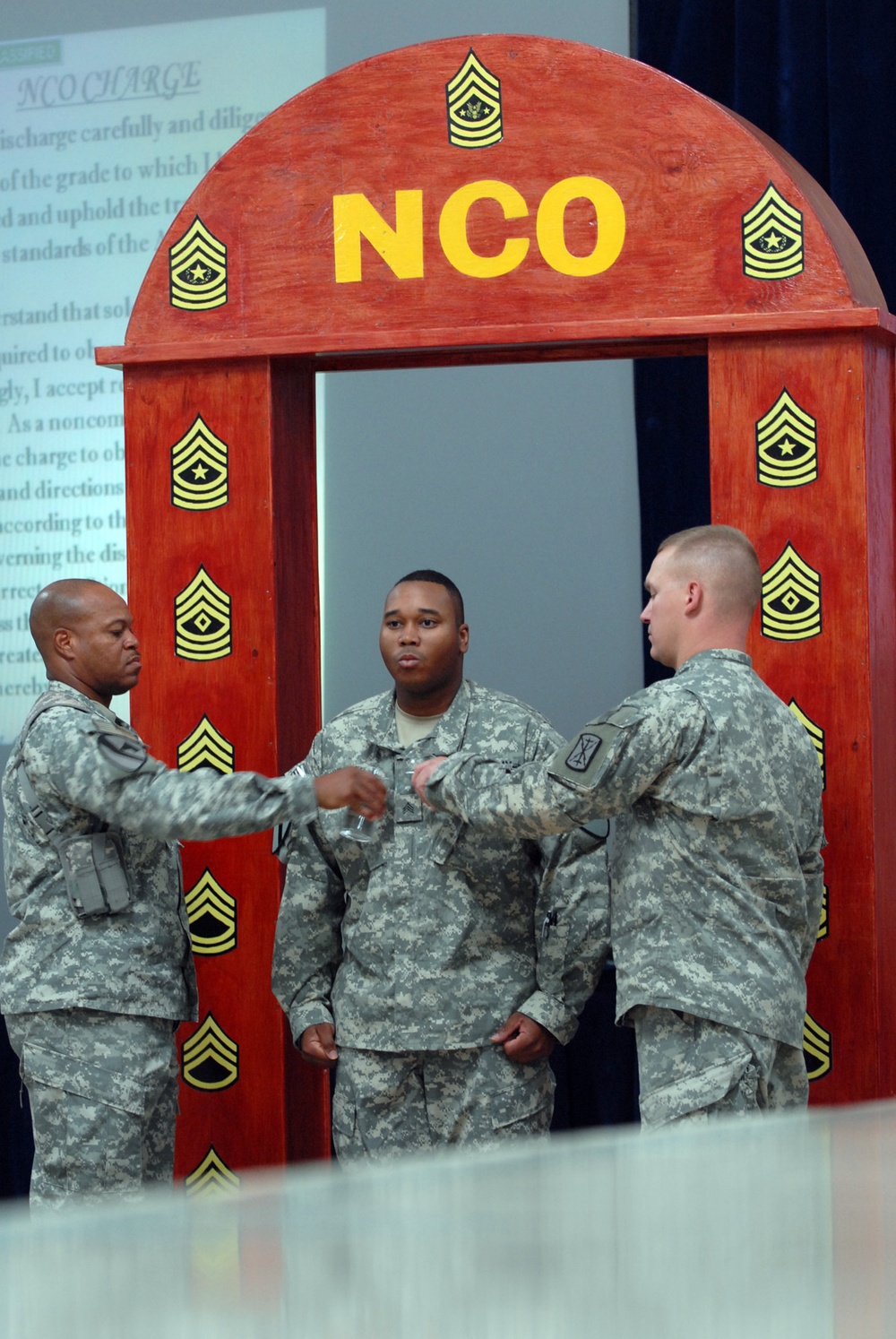 Soldiers step into non-commissioned officer world