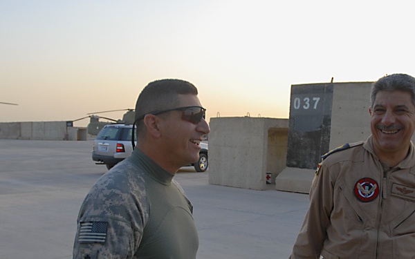 Iraqi Air Force rides with Air Cavalry on joint air assault