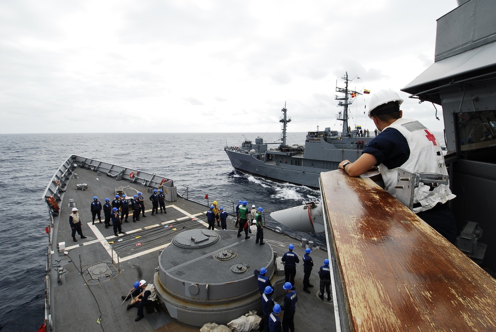 USS Kauffman in the Pacific