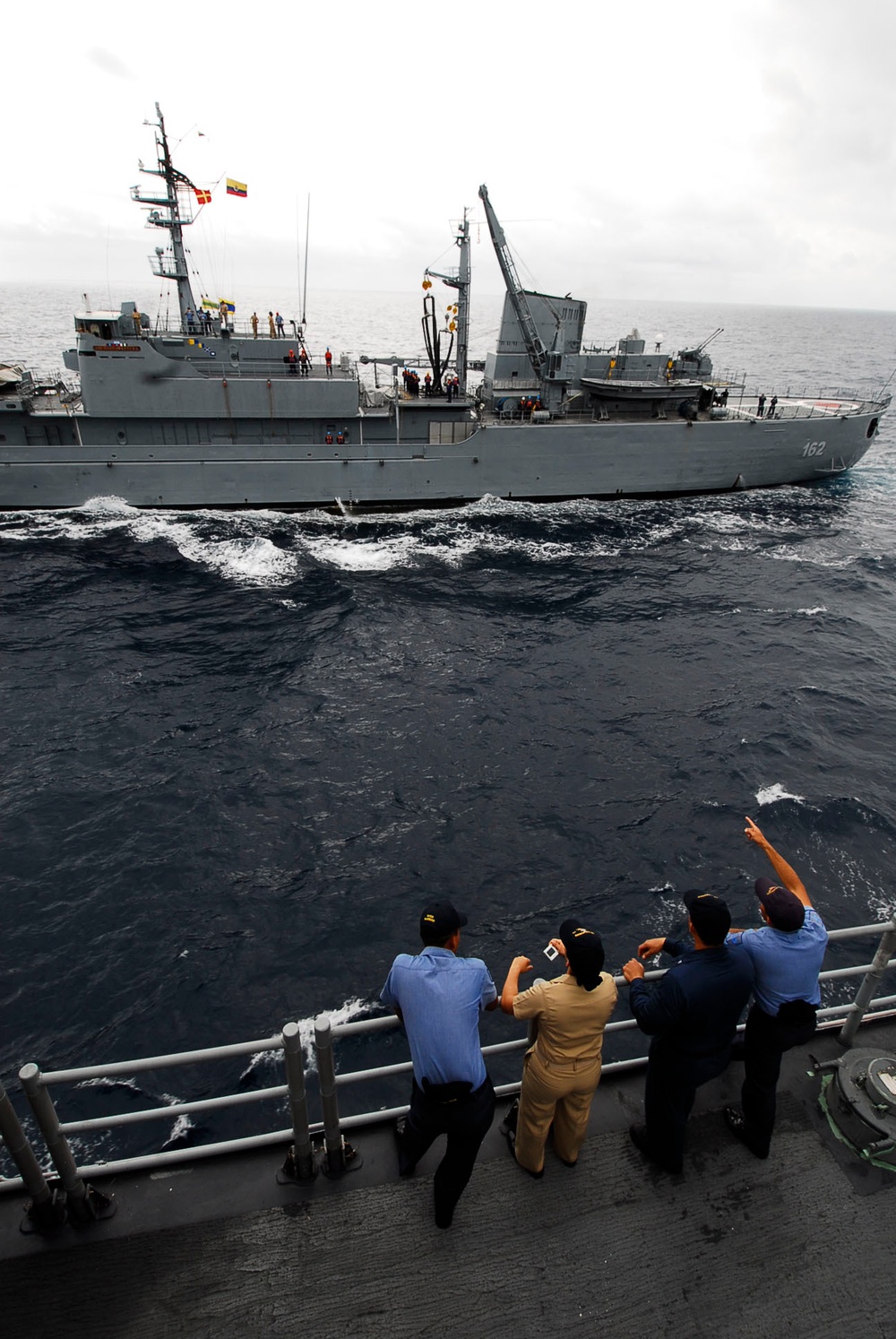 USS Kauffman in the Pacific