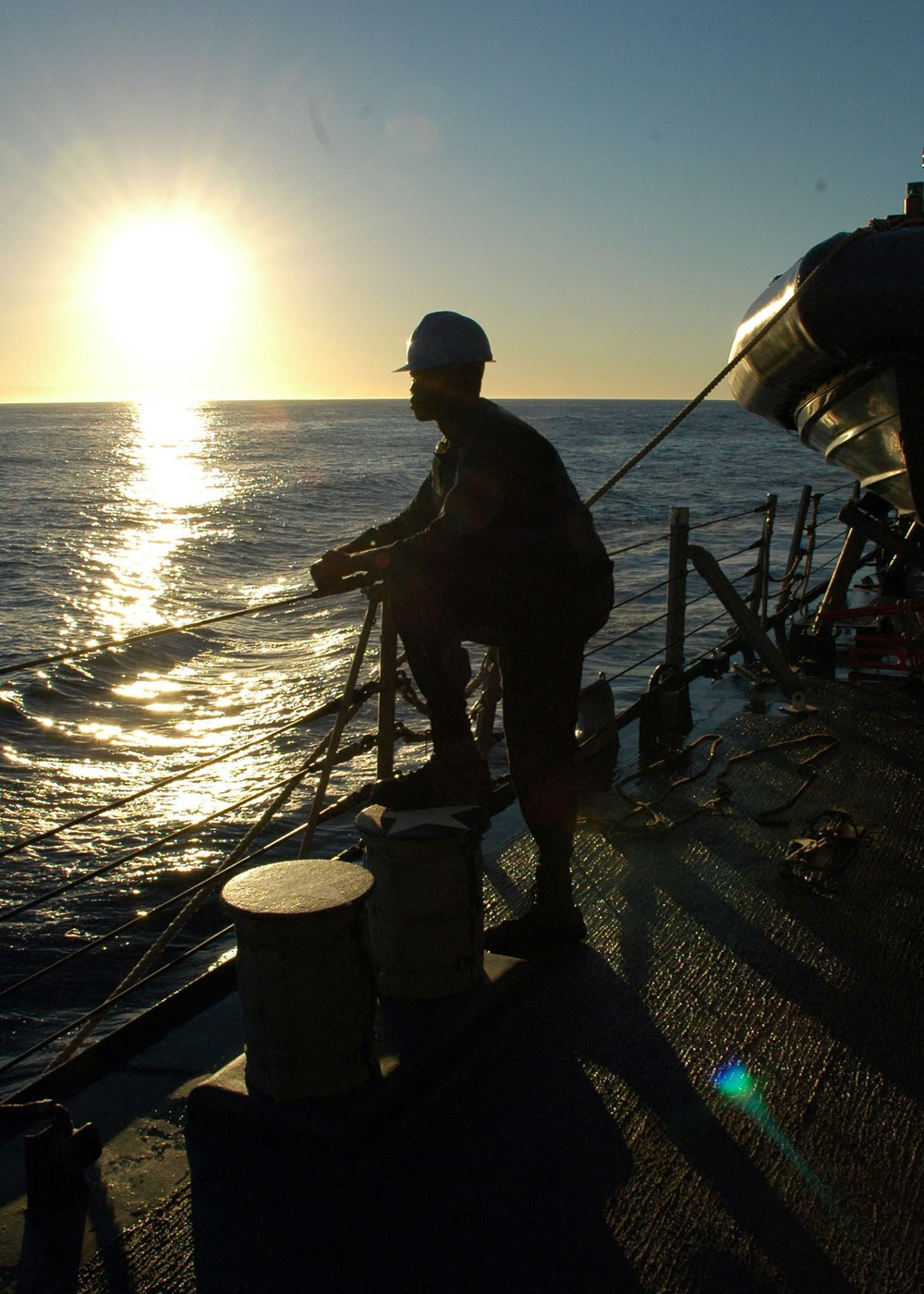 USS Arleigh Burke action