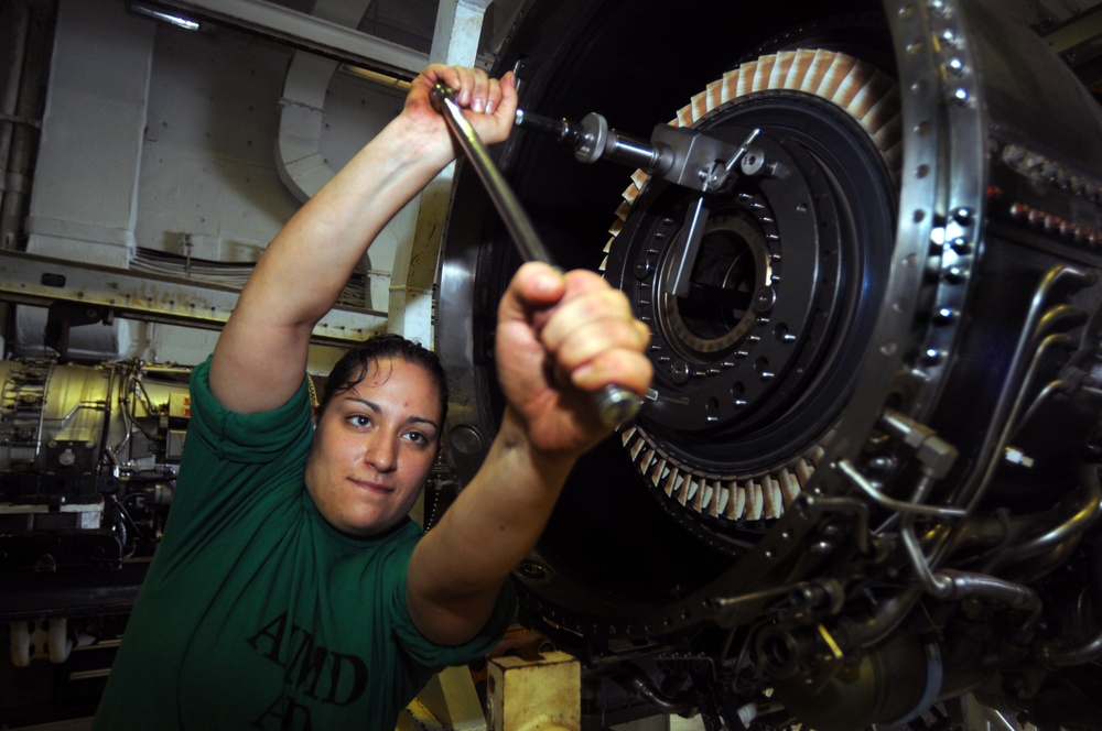 Flight operations aboard USS Ronald Reagan