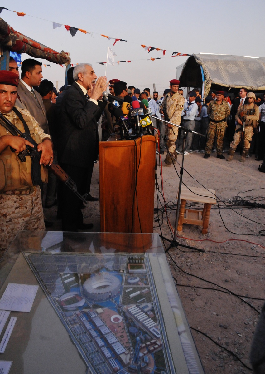 Basra hosts groundbreaking ceremony for new Sport City complex