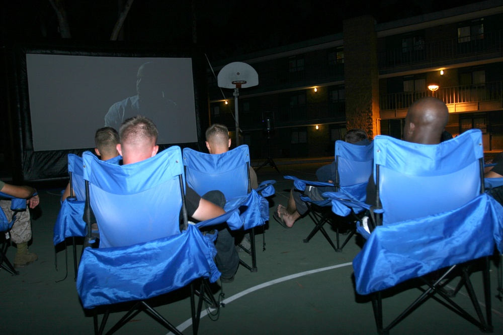 Single Marines, Sailors have 'reel' fun during Movie Night