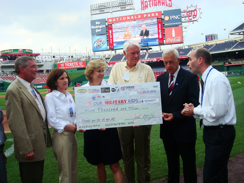 Military Kids Hit Home Run at Nationals Tribute