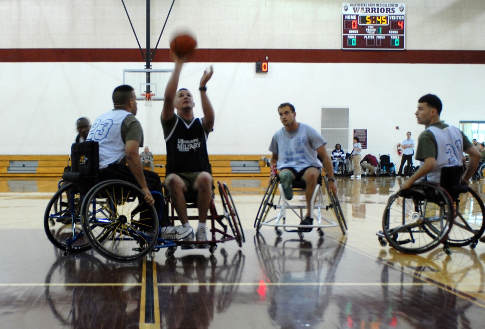 Wounded Warriors Tip Off at Basketball Tournament