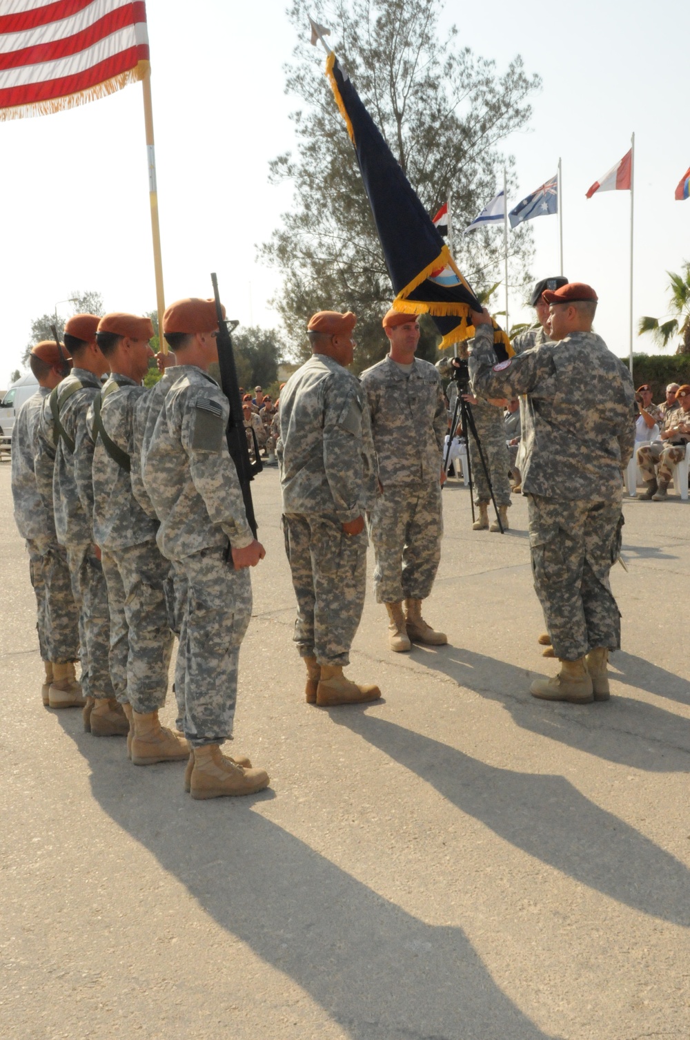 Task Force Sinai change of command