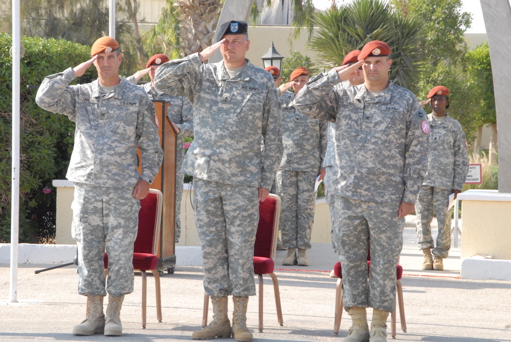 Task Force Sinai change of command