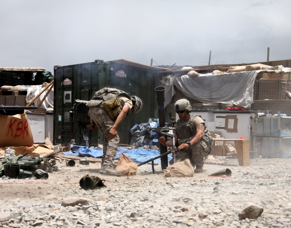 Combat Outpost Zerok Maintains mission readiness, conducts business