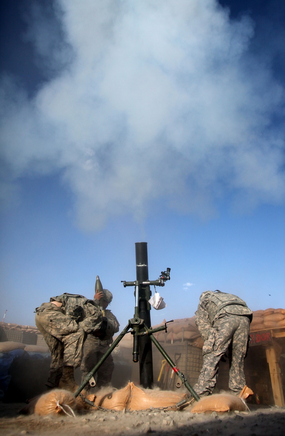 Combat Outpost Zurok fire mission