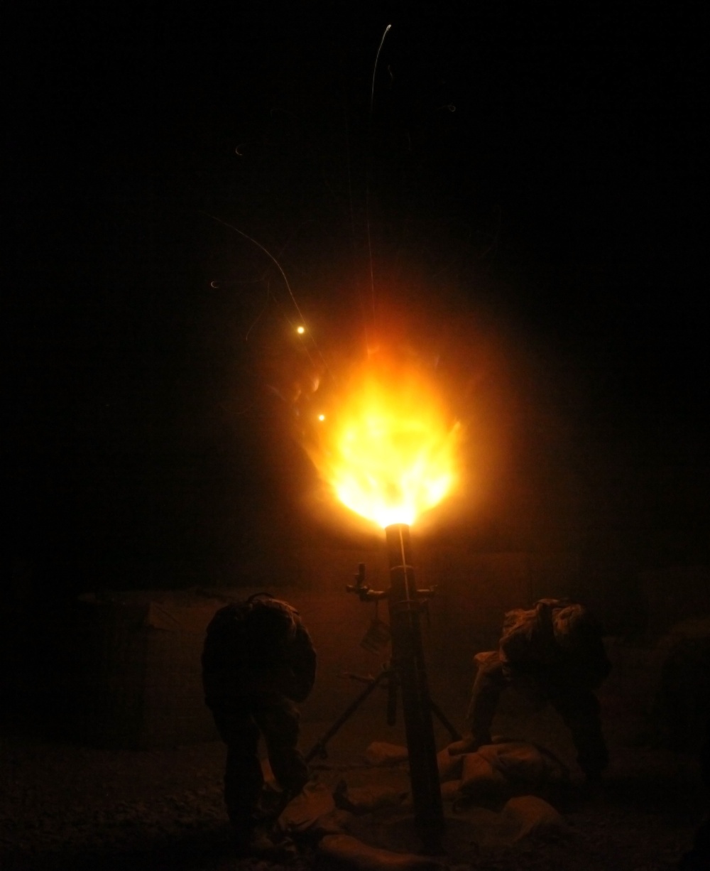 Combat Outpost Zurok fire mission