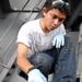 Sailor chips paint aboard USS Ronald Reagan