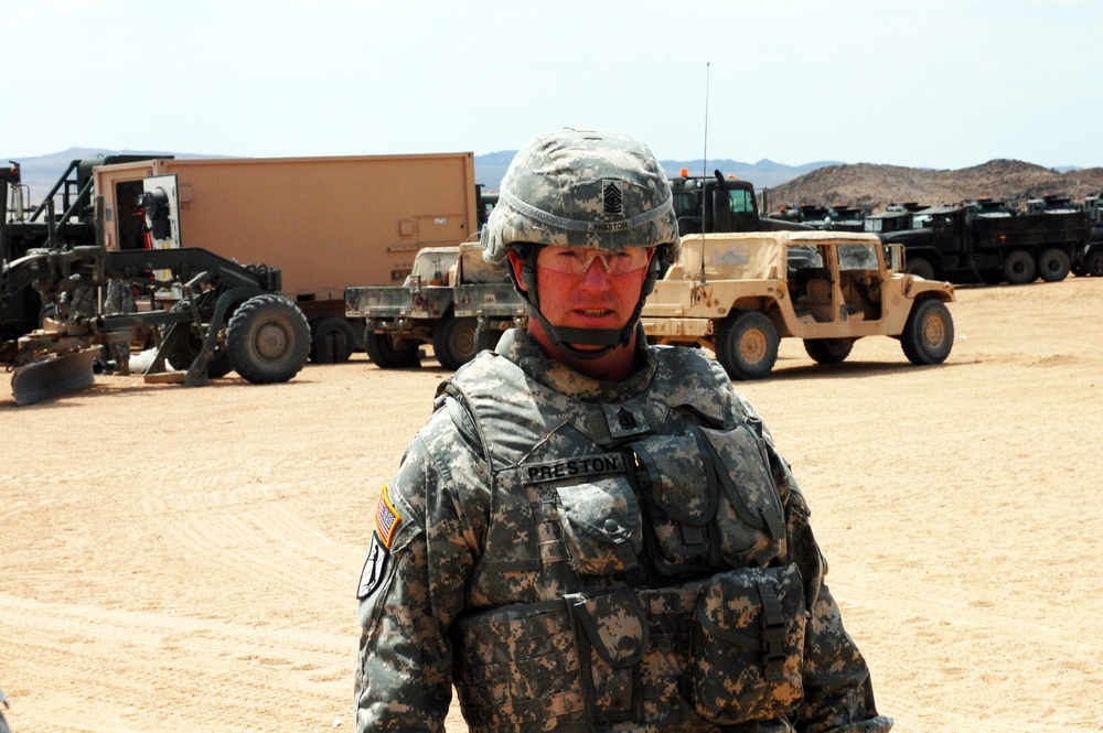 Sergeant Major of the Army visits Operation Sand Castle 2009