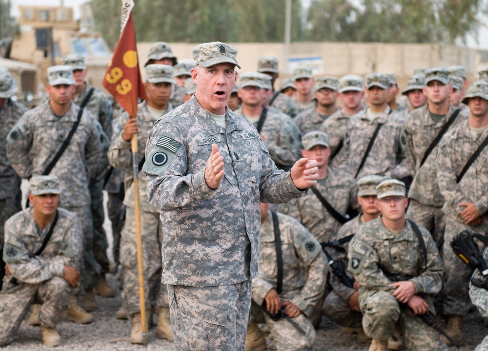 Command Sgt. Maj. Grippe Speaks