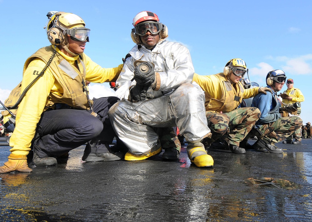 USS George Washington general quarters drill