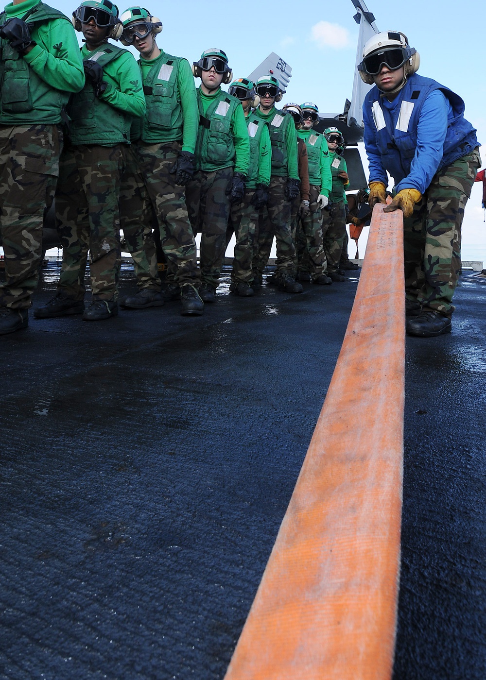 USS George Washington general quarters drill