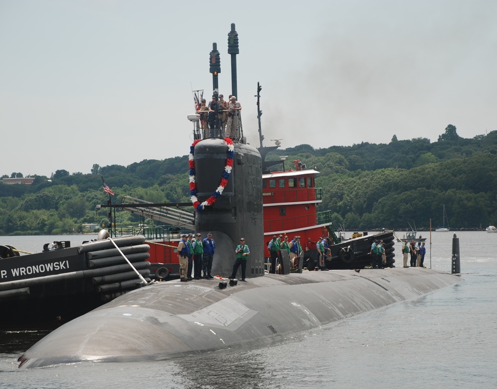 USS New Hampshire returns home