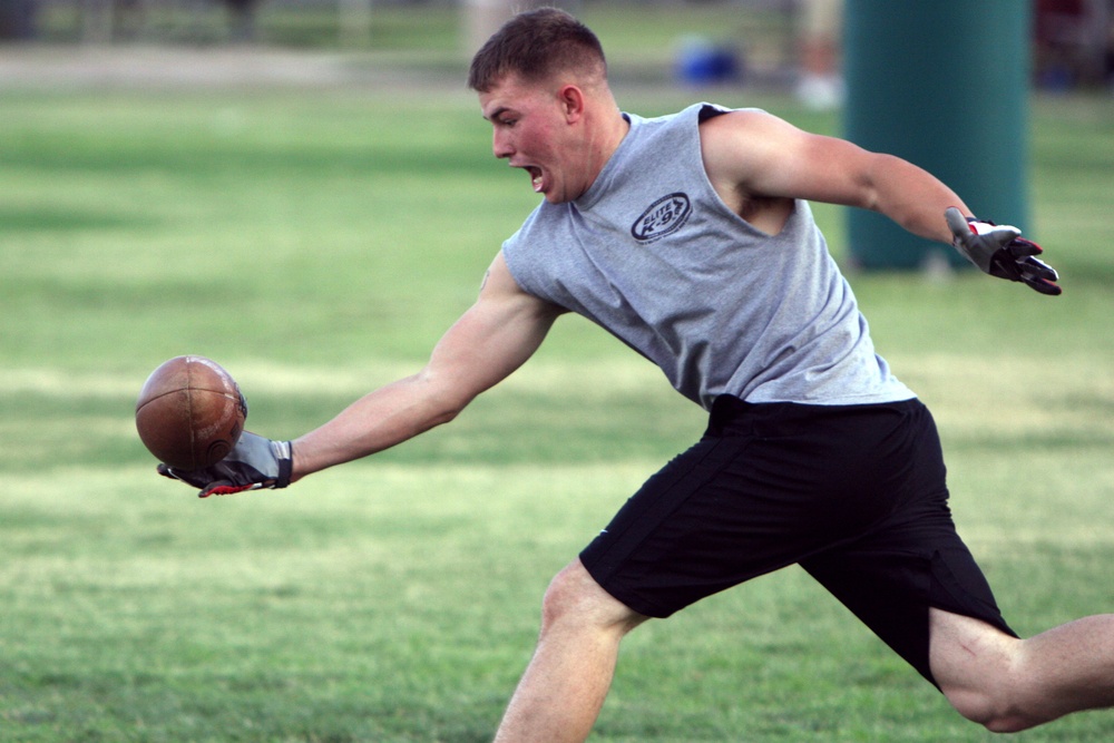 DVIDS News Combat Center to kick off football season