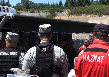 Oregon Army National Guard conducts joint exercise with the Eugene Fire and Police Departments