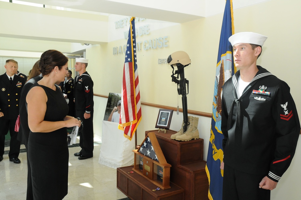 Memorial service at Naval Air Station Sigonella