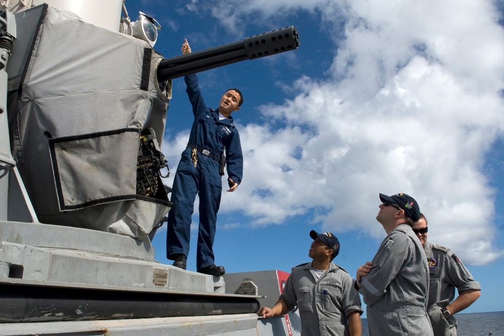 USS McCampbell's Close-In Weapons System