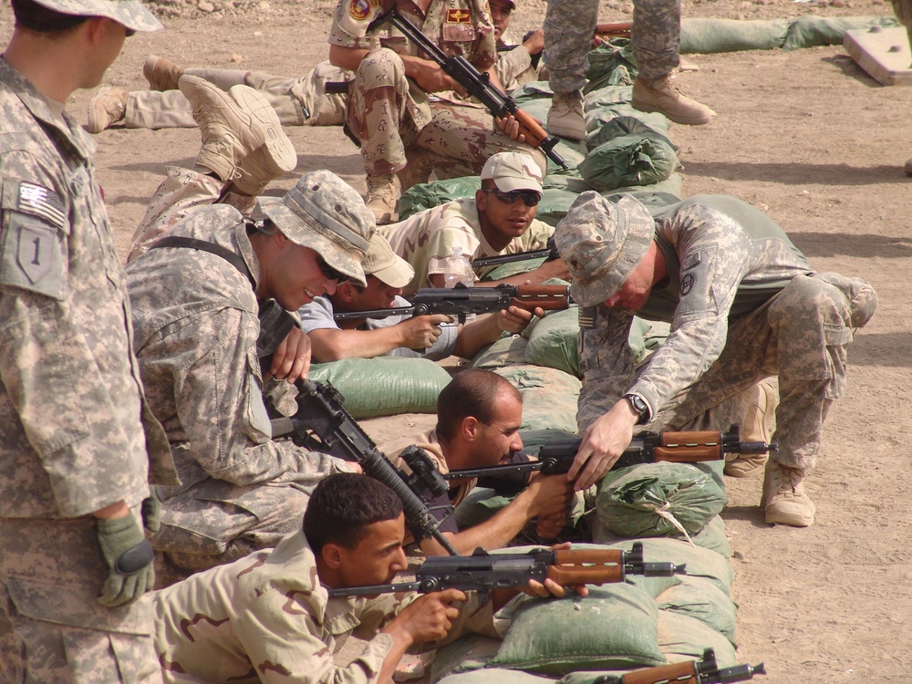 30th Heavy Brigade Combat Team Soldiers train Iraqi partners in Mahmudiyah