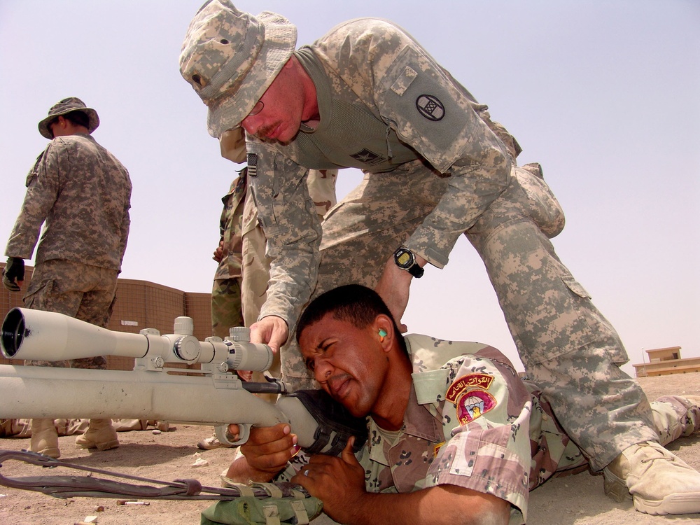 30th Heavy Brigade Combat Team Soldiers train Iraqi partners in Mahmudiyah