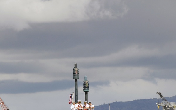 USS Hawaii Arrival