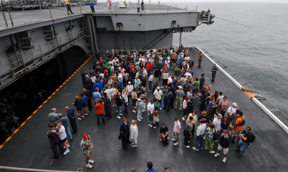 USS Harry S. Truman conducts a Friend's and Family Day Cruise