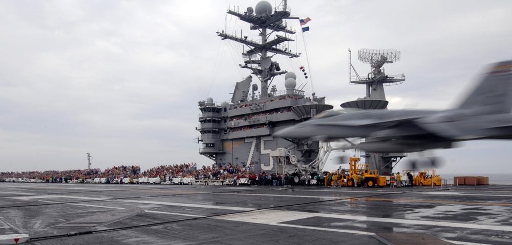 USS Harry S. Truman conducts a Friend's and Family Day Cruise