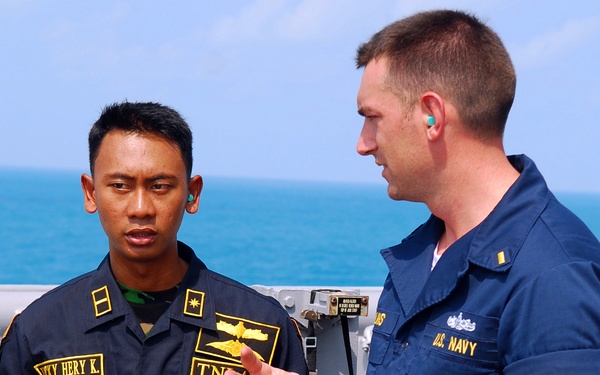 Naval Mobile Construction Battalion 40, Indonesian strengthen relationship