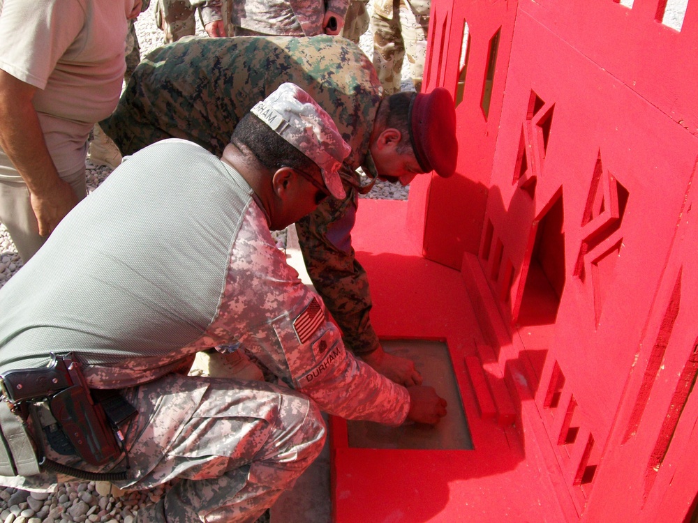 5th Iraqi Army Field Engineer Regiment and Joint Task Force Eagle Soldiers Build Engineering Skills and Partnership During Construction of an Engineer Castle